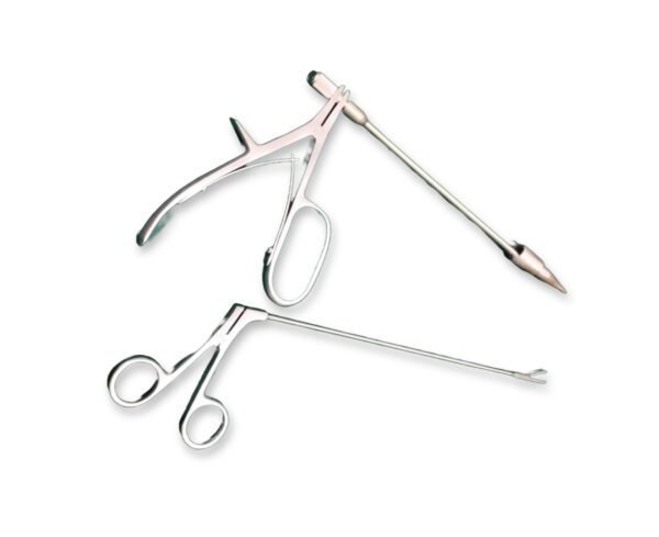 Stainless Steel Hemorrhoid Pile Gun With Forceps Set