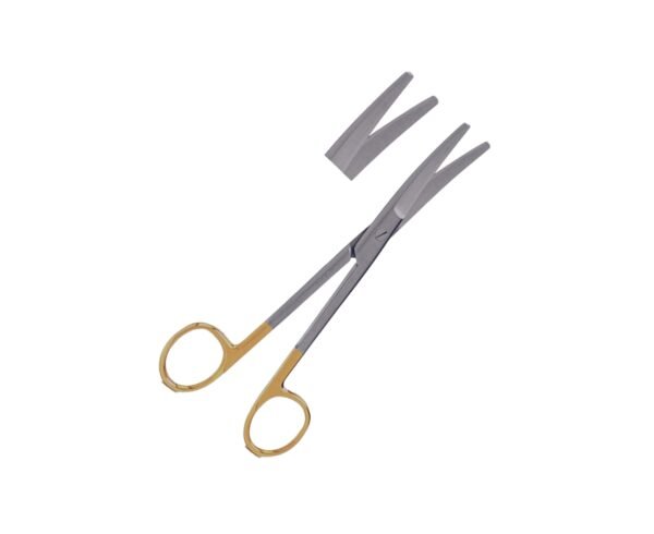 Curved Mayo Scissor T/C With Tungsten Carbide Jaws