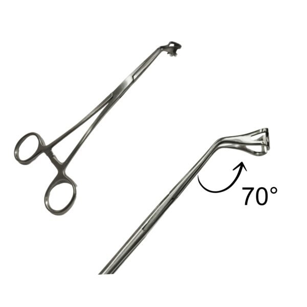 Babcock Tissue Forceps (Newly designed by Dr. O. P. Bhandari) 8 inch